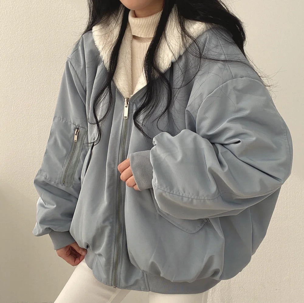 Wendbare Jacke für Frauen - Berry