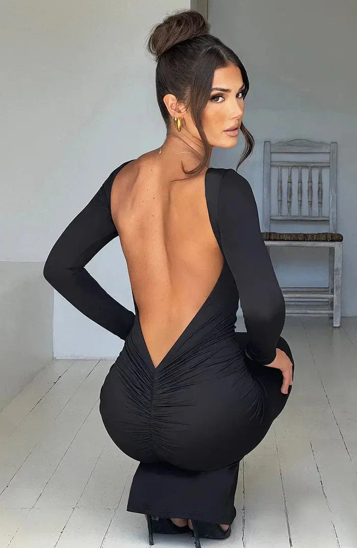 Adoifa – Elegantes Rückenfreies Maxi-Partykleid
