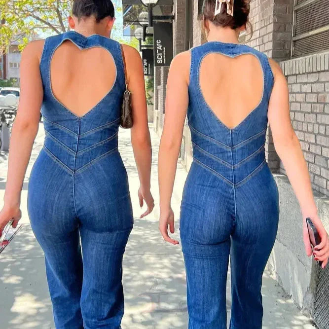 Bella - Trendiger und bequemer Retro-Jumpsuit für Damen
