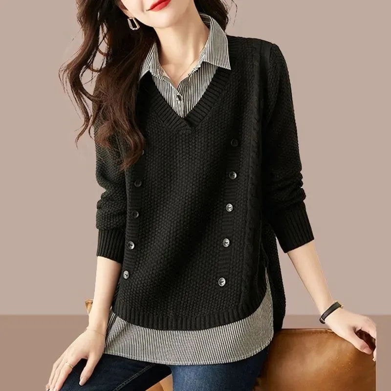 Loris | Zweiteiliger Strickpullover für Frauen