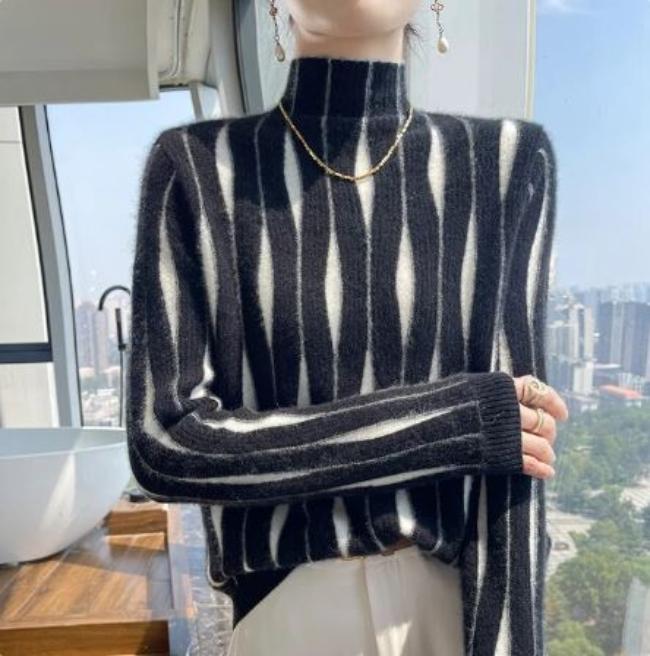 Zaria - Schicker Rollkragenpullover für Damen