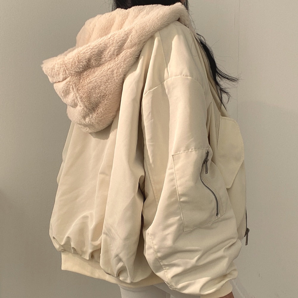 Wendbare Jacke für Frauen - Berry