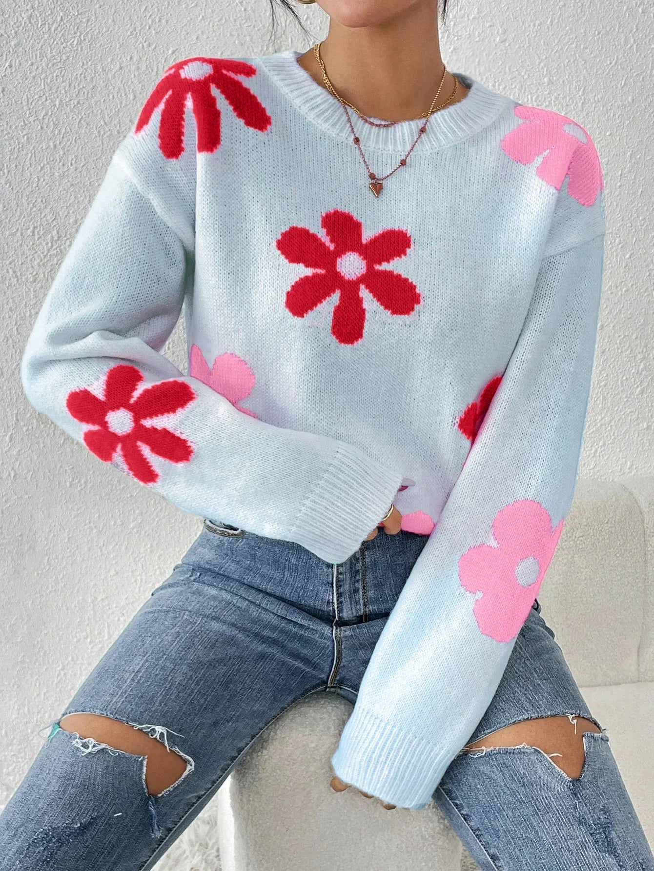 Joshi | Blütenpullover