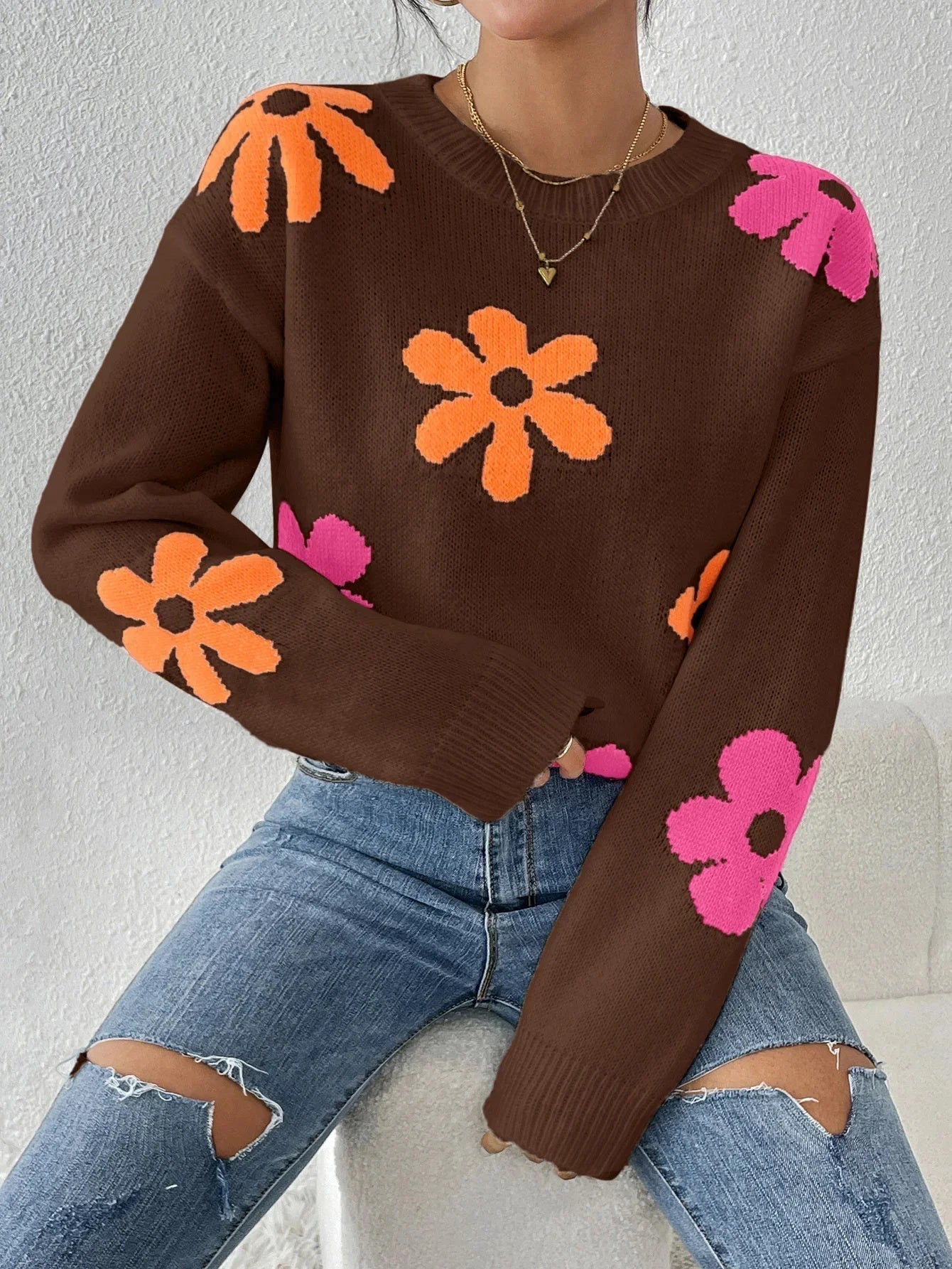 Joshi | Blütenpullover