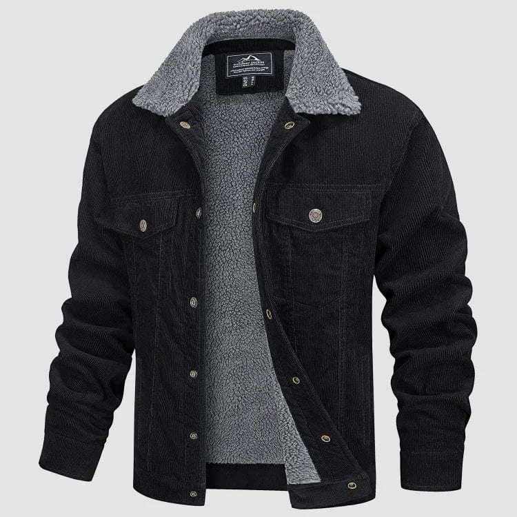 Klassische Teddy Cordjacke