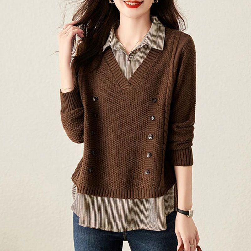 Loris | Zweiteiliger Strickpullover für Frauen