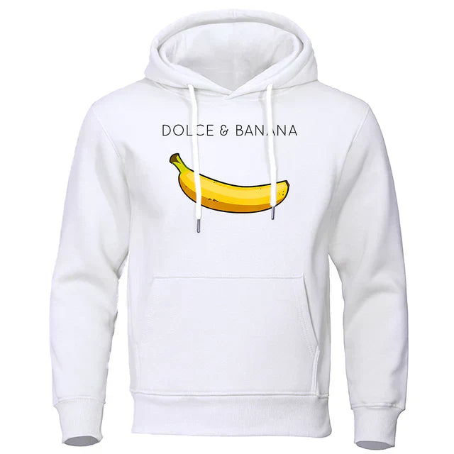 Dan - Stilvoller Dolce Banana Streetwear Herbst-Hoodie für Herren