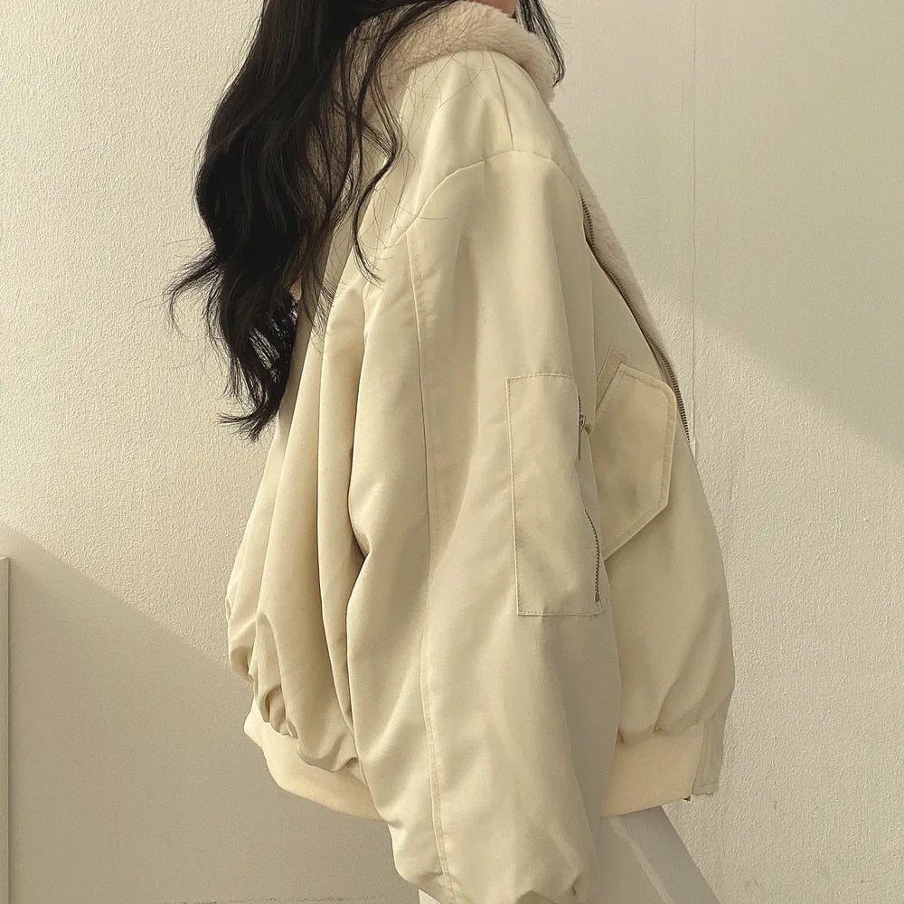 Wendbare Jacke für Frauen - Berry