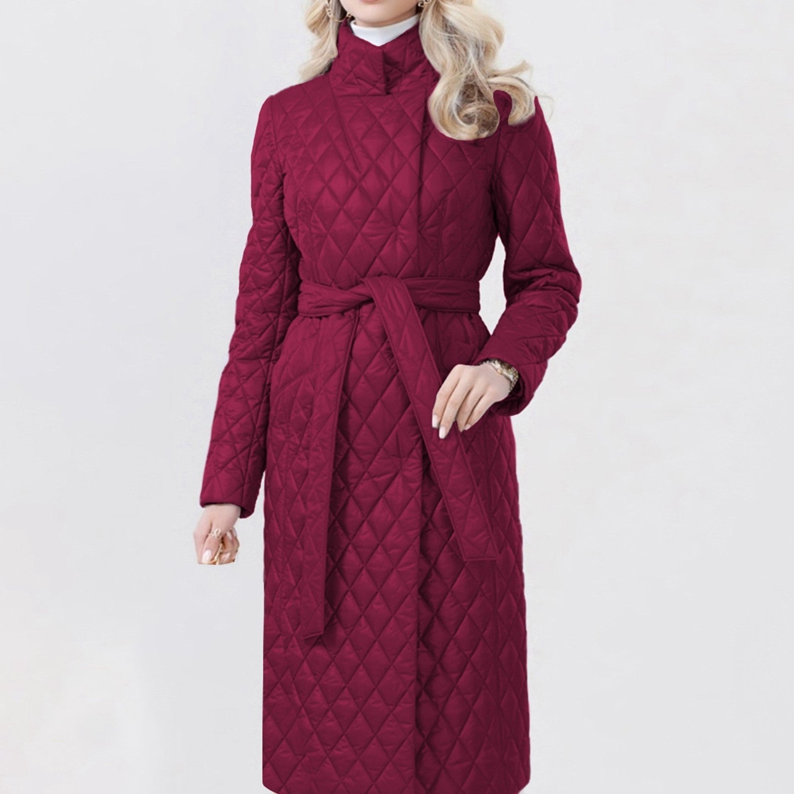 Sia | Frauen Lange Baumwolle Daunenmäntel Winter Mode Jacke