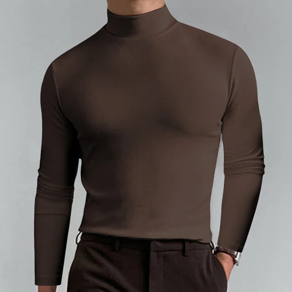 Claes | Slim Fit Hochtailliertes Langarm-T-Shirt für Männer