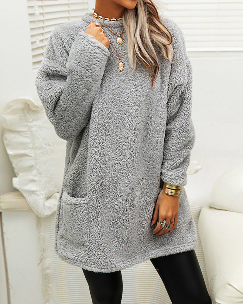 Weicher Pullover in Übergröße für Damen