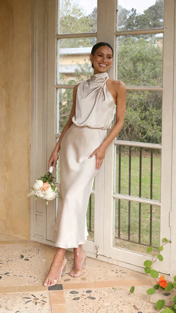 Belle - Glänzendes Maxileid | Elegantes Abendkleid | Schick