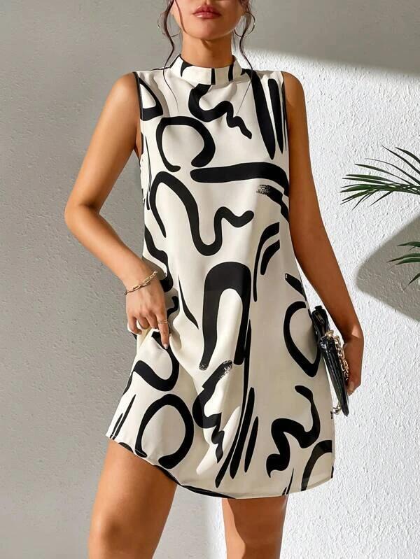 Kleid mit Choker-Ausschnitt für Damen