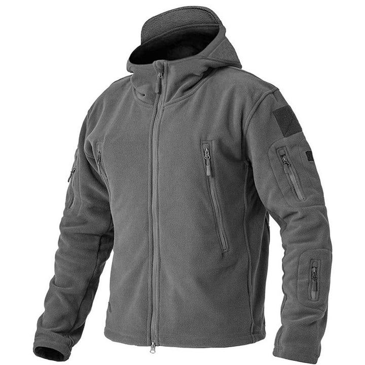 Winddichte outdoor-fleecejacke für herren