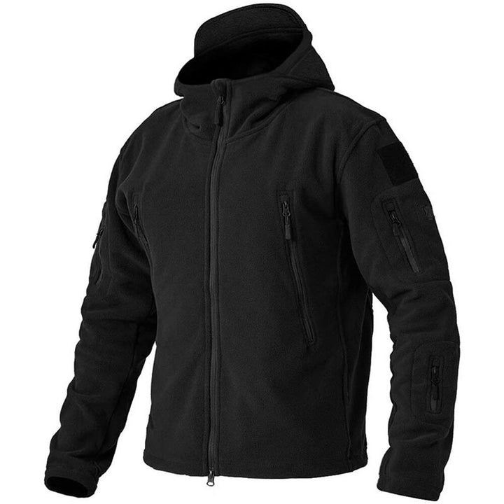 Winddichte outdoor-fleecejacke für herren