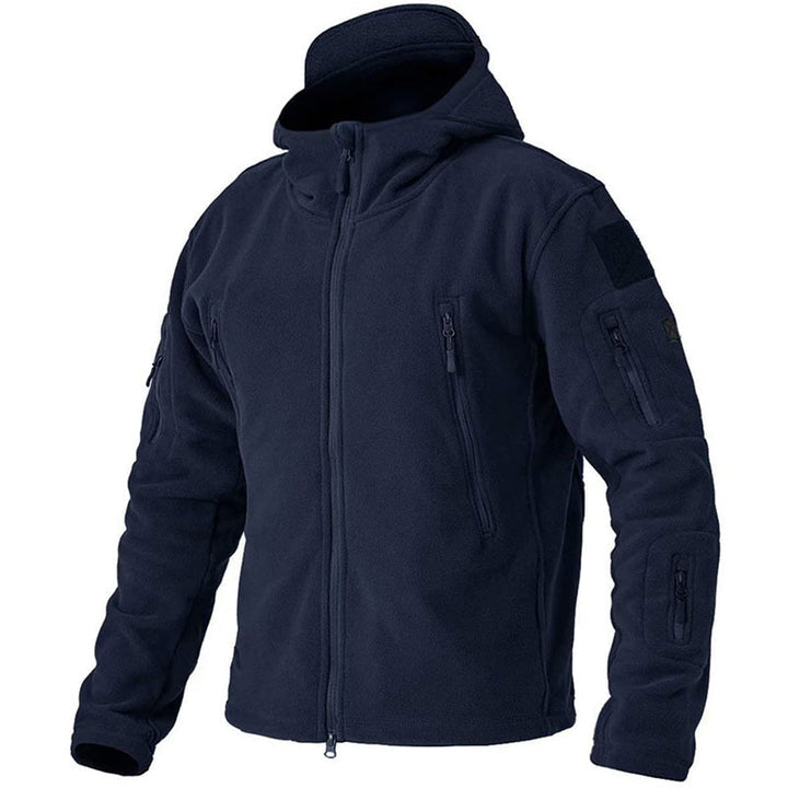 Winddichte outdoor-fleecejacke für herren