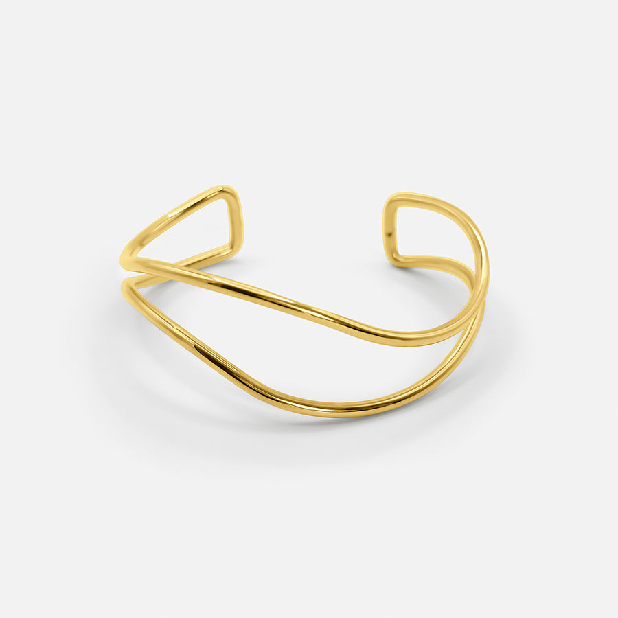 Goldenes Doppelreihiges Armband – Stilvolle Eleganz für jeden Anlass