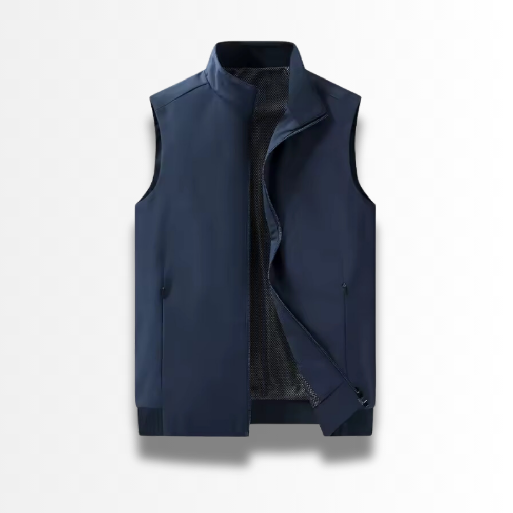Moderne Zip-Up-Weste für Männer
