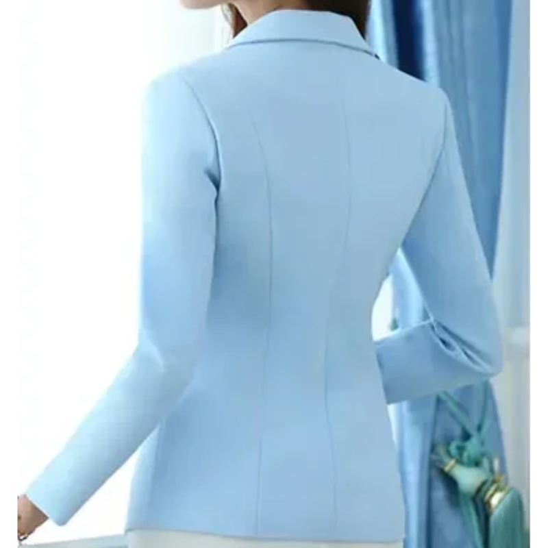 Delilah - Stilvoller Blazer mit Einzelknopfverschluss für die Arbeit im Herbst für Damen