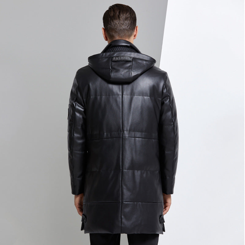 Lars - Schwarze Leder Jacke