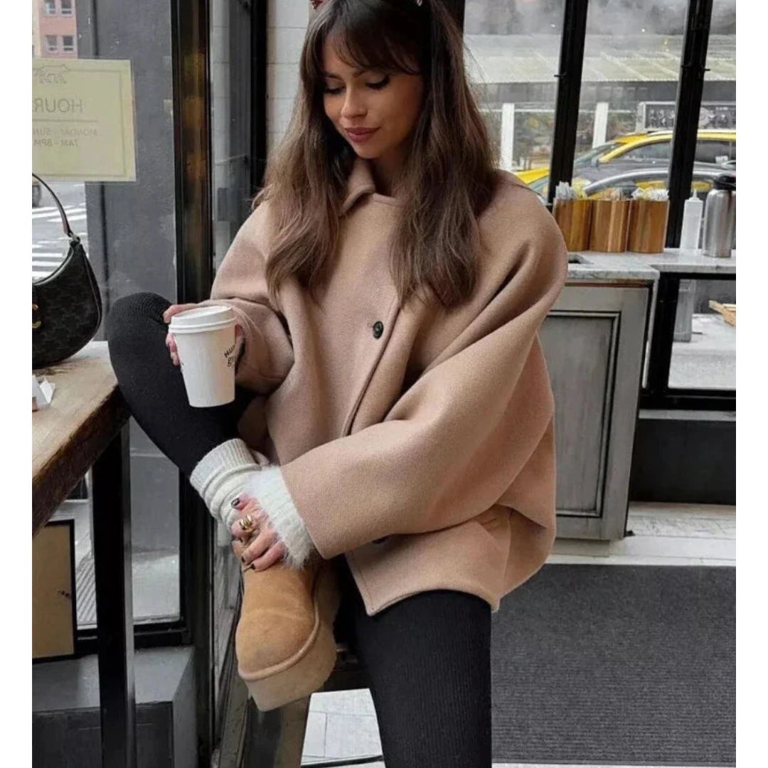 Einreiher-Mantel für Damen