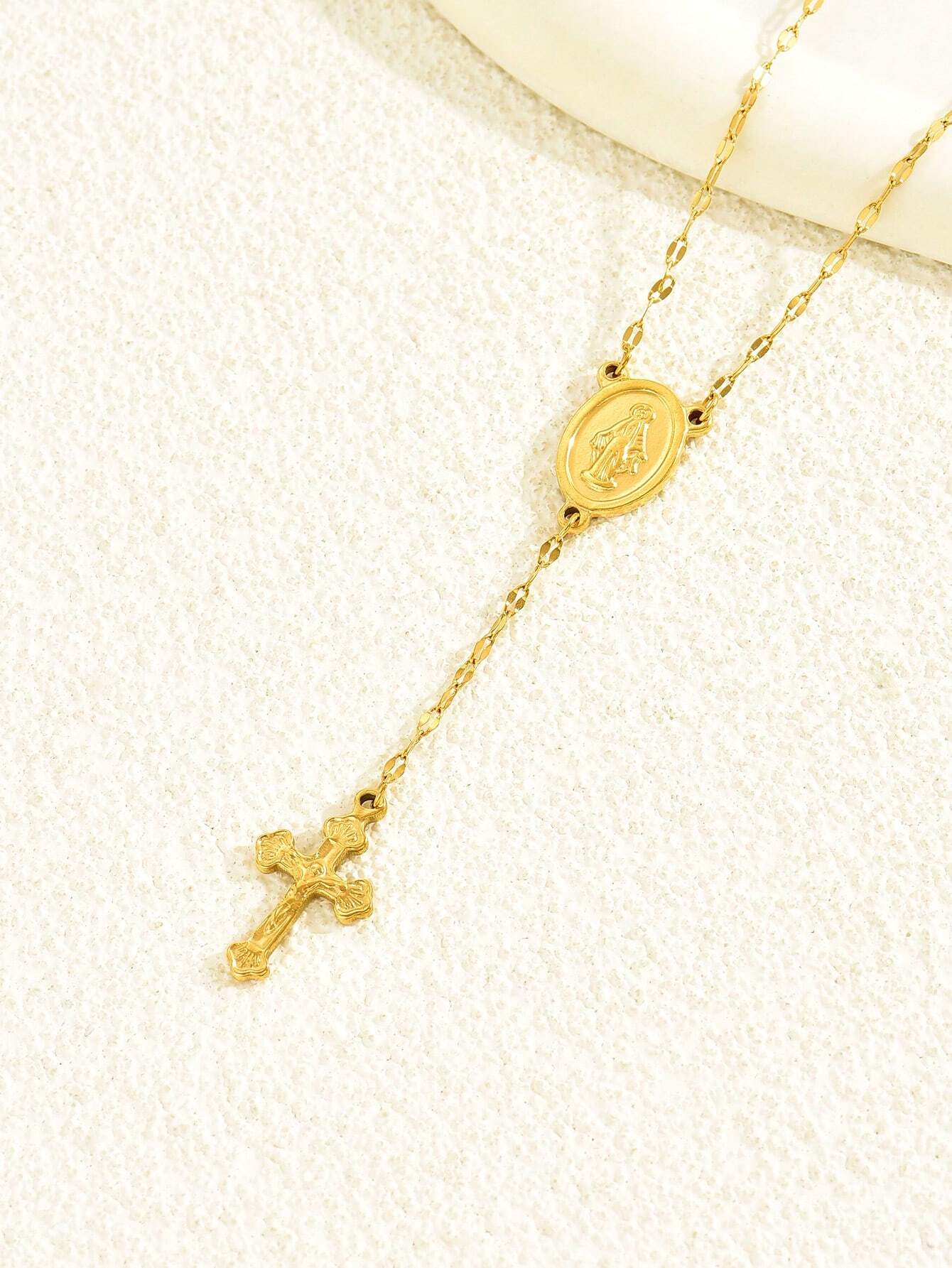 Rechel | Elegante Christliche Kreuz-Halskette