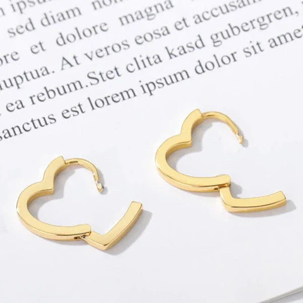 Micara - Heartful Hoops - Ohrringe