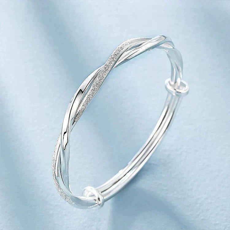 Camilla | Gedrehte 925 Sterling Silber Armband