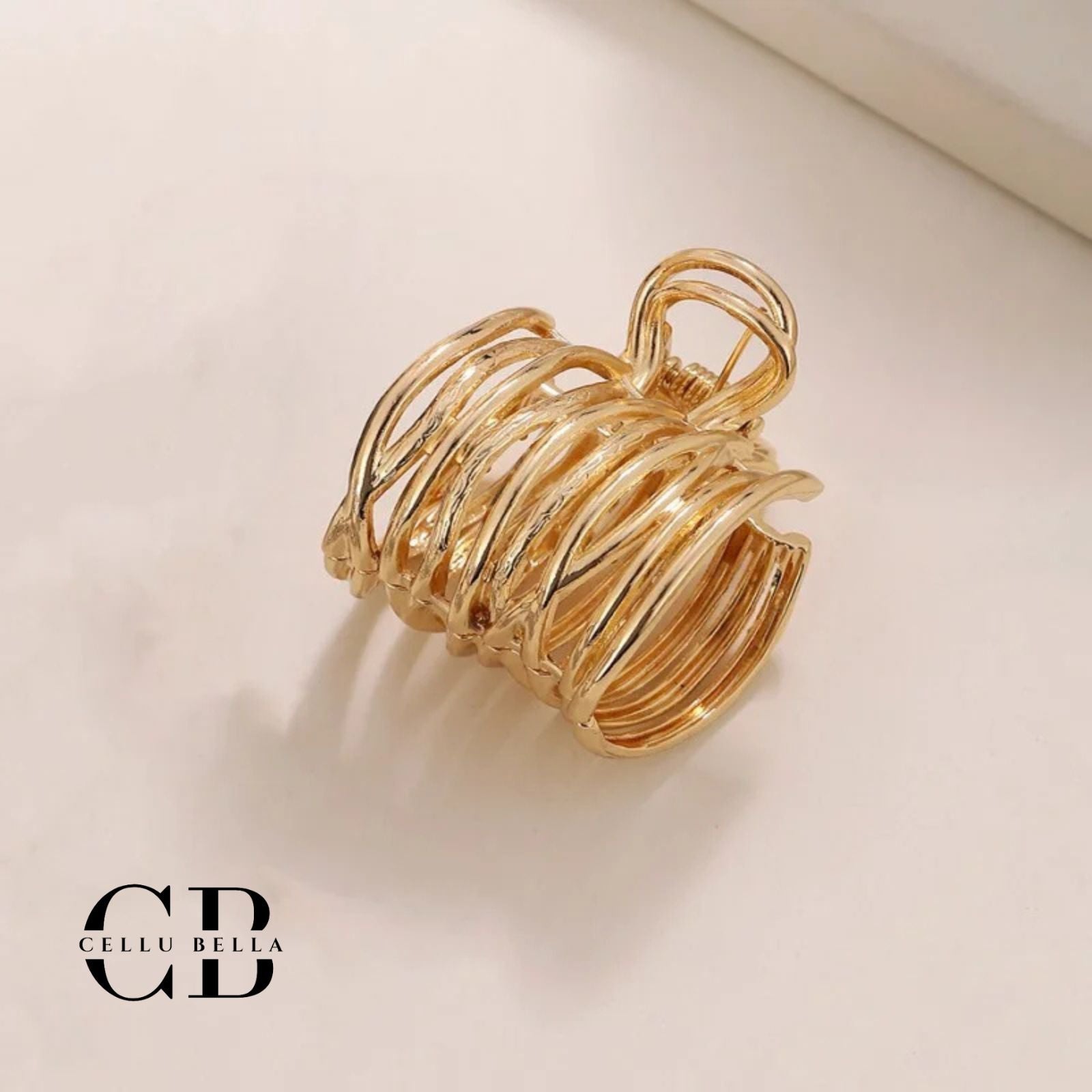 Ariana-Haarspange: Elegante Metall-Haarclips im geometrischen Design