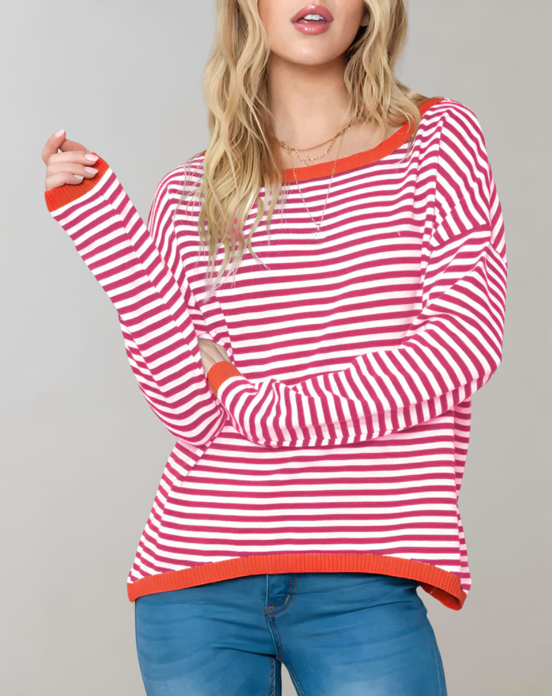 Mikaela™ - Gestreifter Pullover