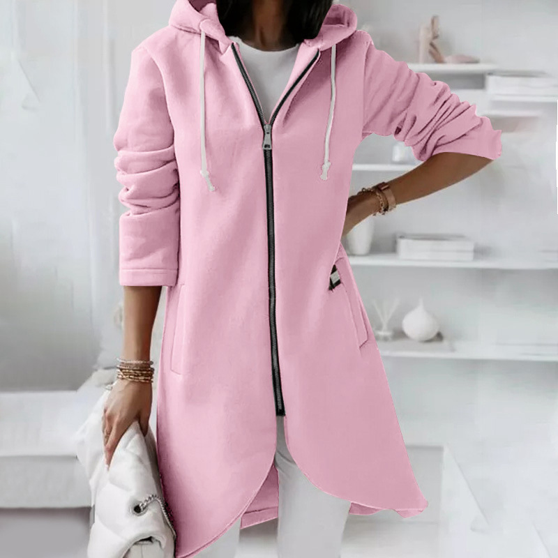 Jacke mit Reißverschluss und Kapuze für Damen