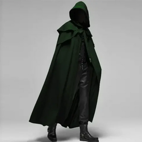 Baker | Herren Lang Gothik Cape Mantel | Retro