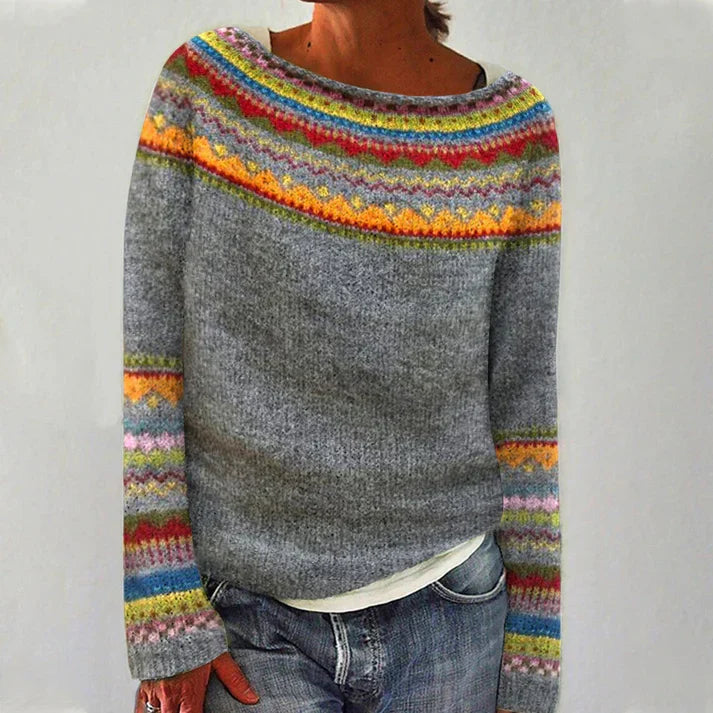 Kessia™ - Retro-Pullover