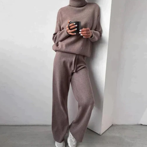 Zyra | Damen Moderne Hosen Set | Langarm