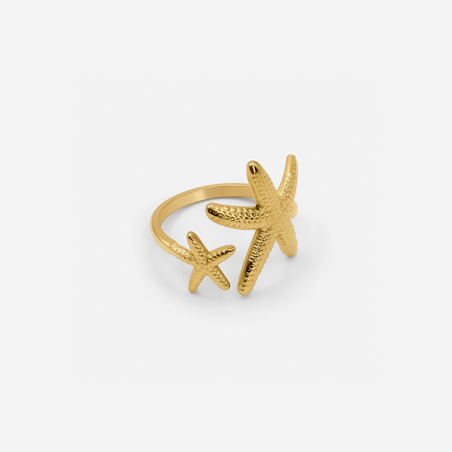Goldener Seestern-Ring – Ein Hauch von Meer für deinen Look