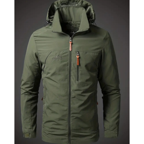 Nazzer | Herren Reißverschluss Windbreaker | Wasserdicht