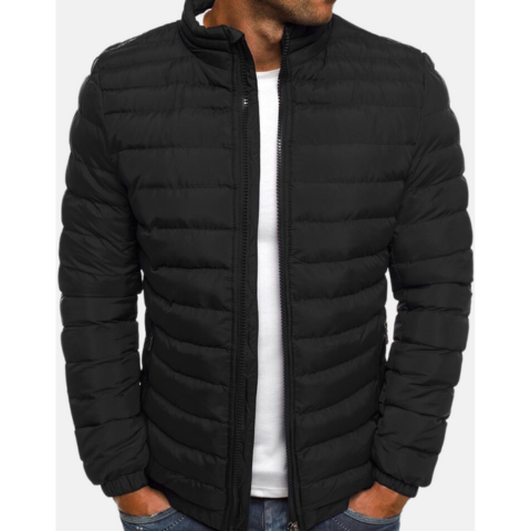 Aminola | Herren Winter Steppjacke | Reißverschluss