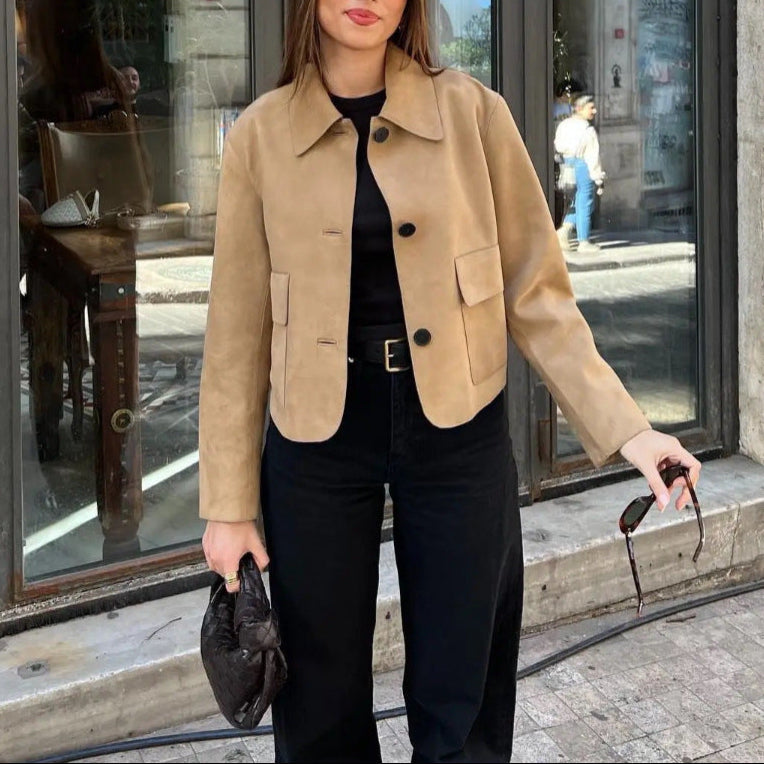 Orlanda – Vielseitige Khaki-Jacke