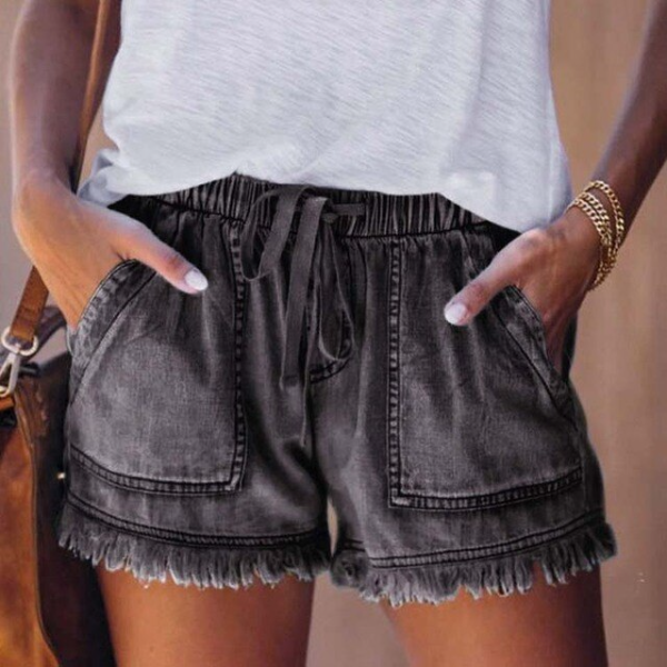 Aimee - Denim-Kurzhose