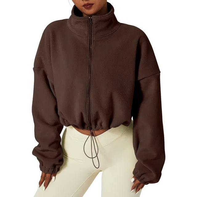 Bianca -Kurze sportliche Fleecejacke