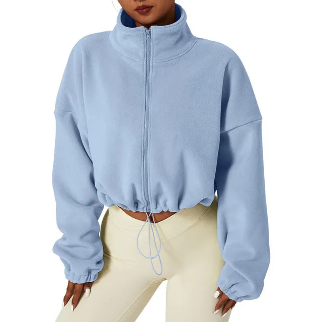 Bianca -Kurze sportliche Fleecejacke