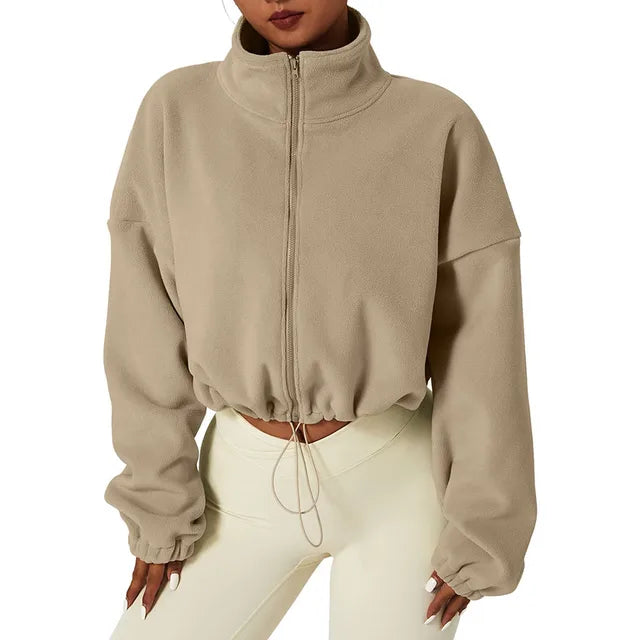 Bianca -Kurze sportliche Fleecejacke
