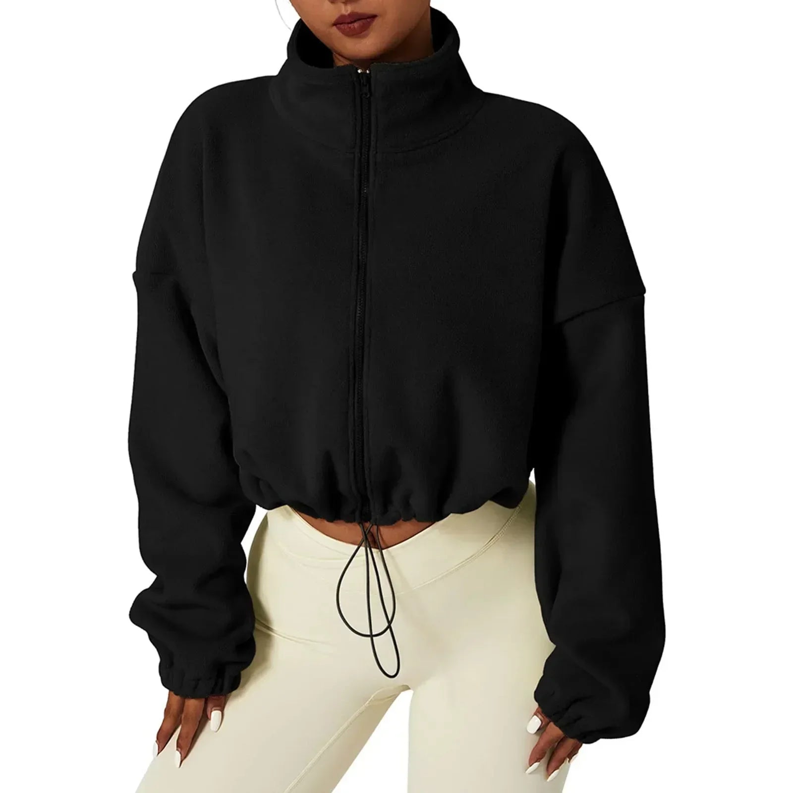 Bianca -Kurze sportliche Fleecejacke