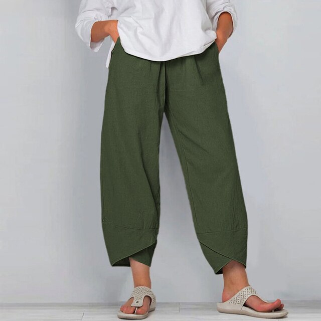 Freya - Lässige lockere Leinenhose