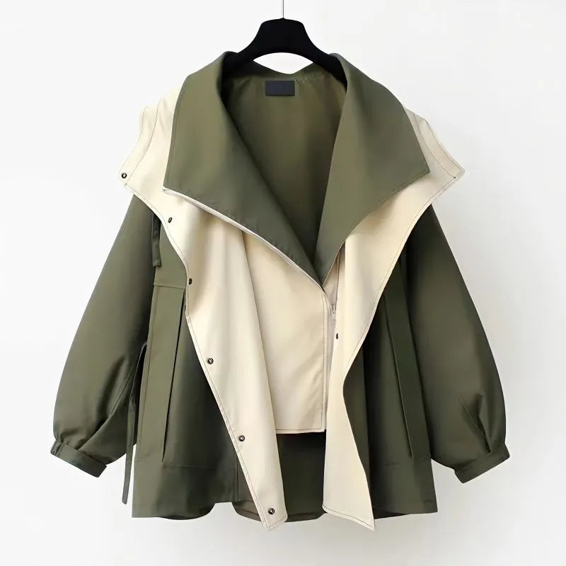 Abbie - Mittellange Lockere Damenjacke