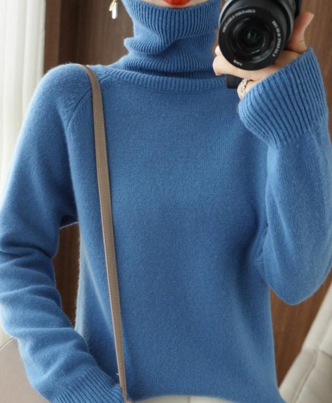 Kuscheliger Strick-Rollkragenpullover