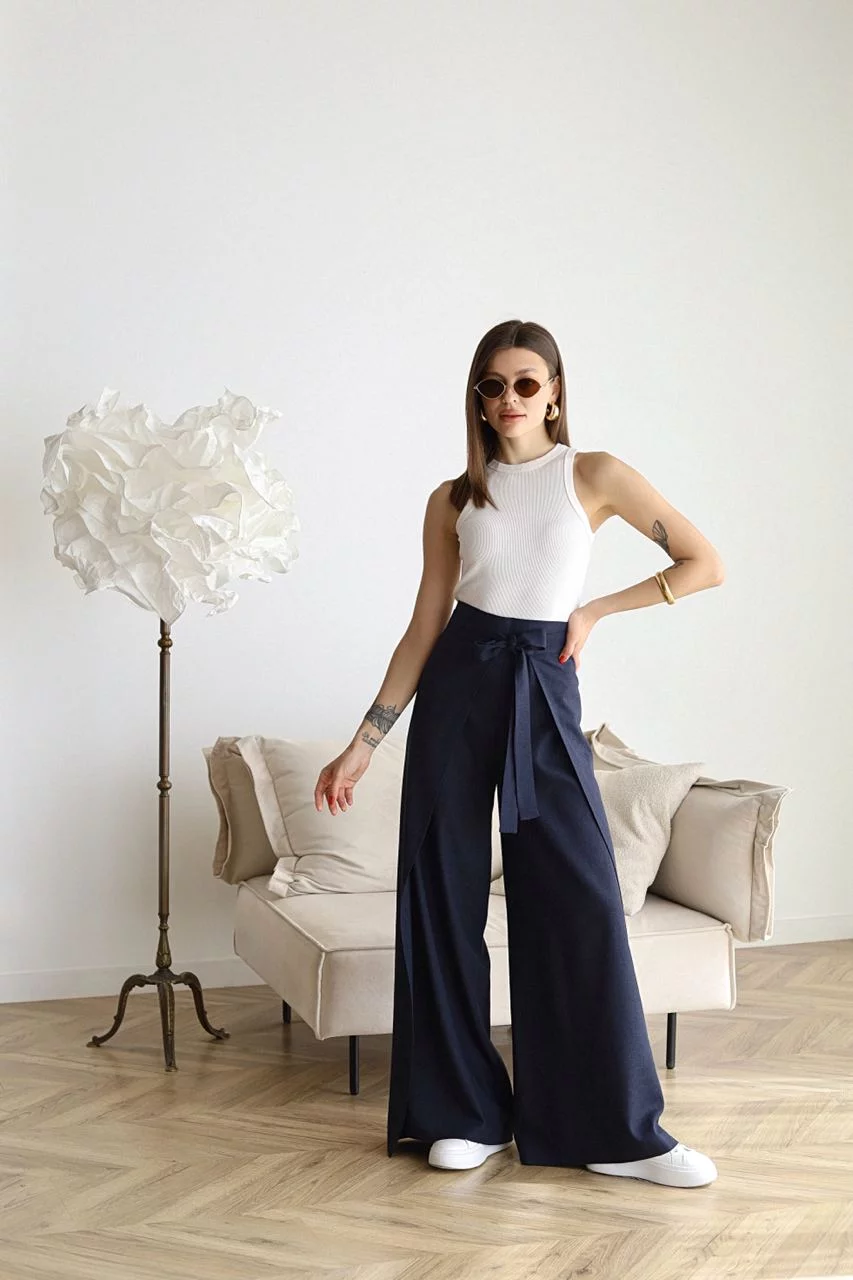 Wide-Leg Trousers | Linen | Bequem und elegant