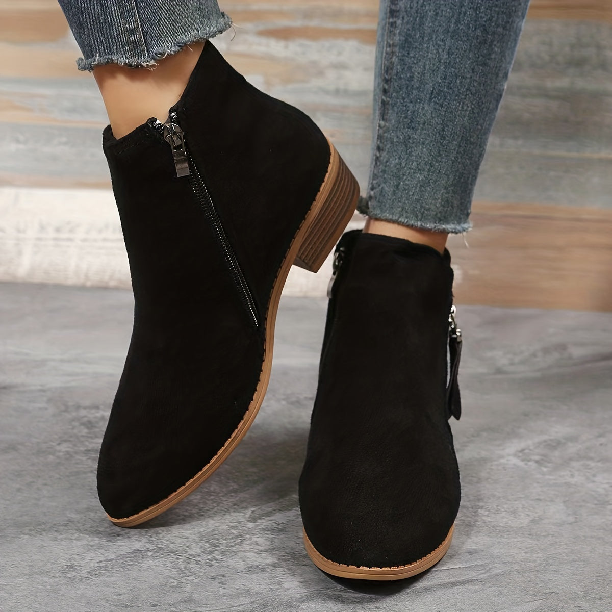 Klaudia | Stilvolle Stiefeletten mit einfachem Reißverschluss für Damen