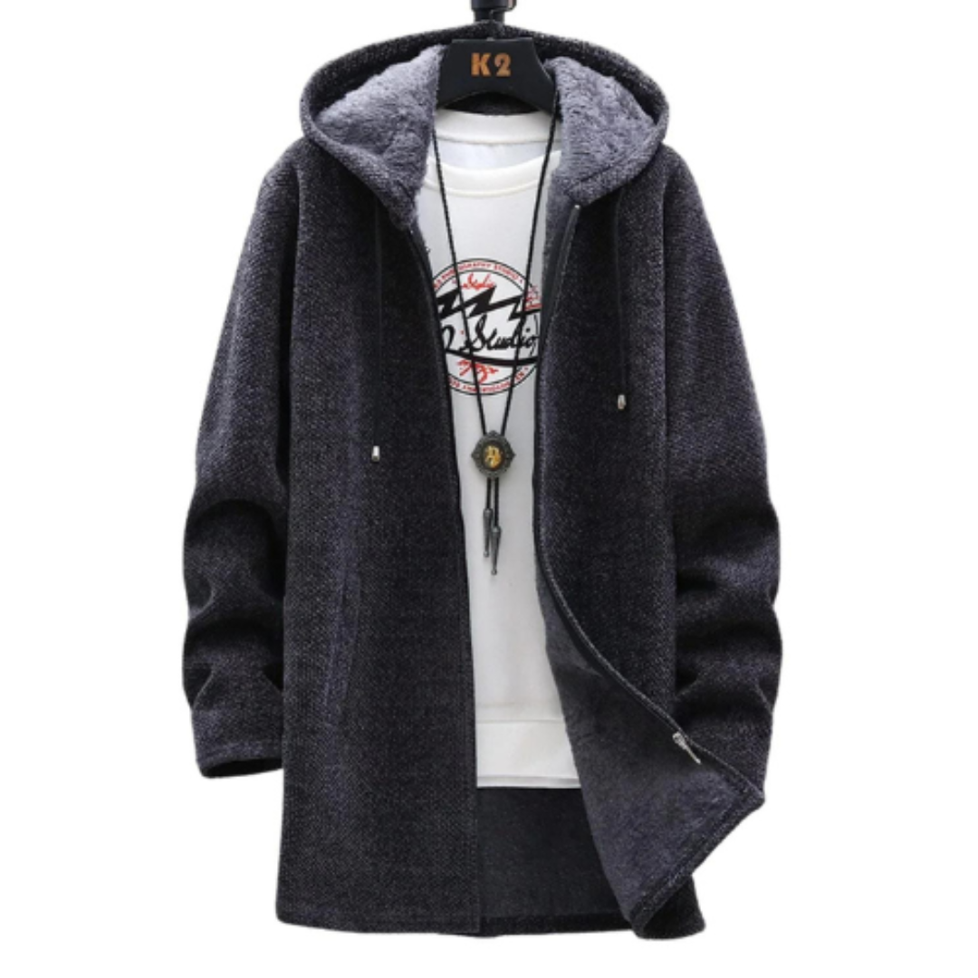 Lange Kapuzenjacke für Damen