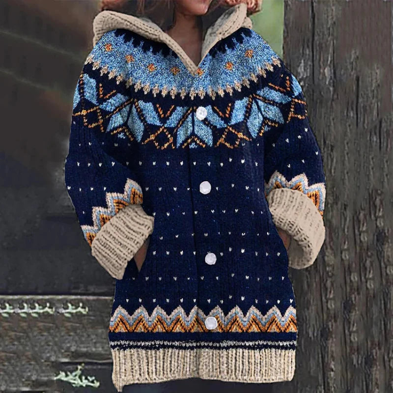 Leonie | Eleganter Strick-Komfort Damenjacke